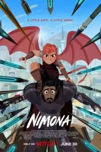 Nimona 2023 poster - vegamovies, VegaMoviesv.com