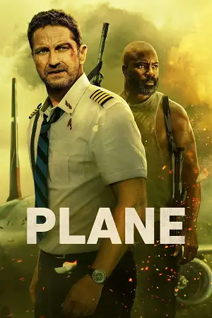 Plane 2023 poster org - vegamovies, VegaMoviesv.com