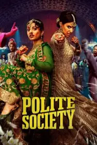 Polite society move poster - vegamovies, VegaMoviesv.com