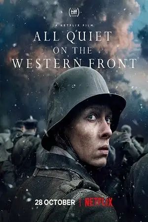 All quiet on the western front 2022 poster - vegamovies, VegaMoviesv.com