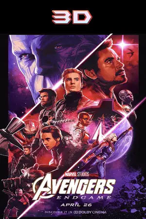 Endgame 2019 3d posters - vegamovies, VegaMoviesv.com