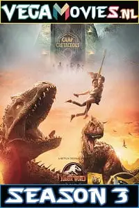 Jurassic world camp cretaceous season 03 poster - vegamovies, VegaMoviesv.com