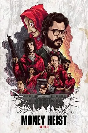 Money heist web series poster - vegamovies, VegaMoviesv.com