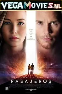Passengers 2016 poster in hindi - vegamovies, VegaMoviesv.com