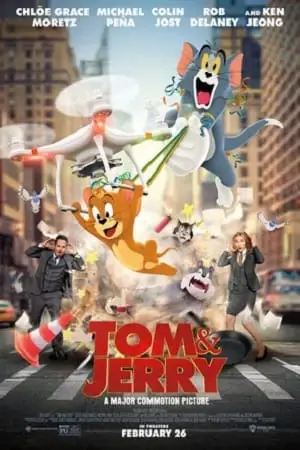 Tom and jerry 2021 poster - vegamovies, VegaMoviesv.com