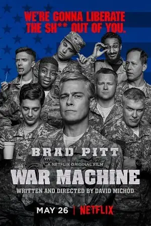 War machine 2017 poster - vegamovies, VegaMoviesv.com
