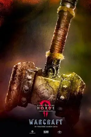 Warcraft 2016 poster - vegamovies, VegaMoviesv.com